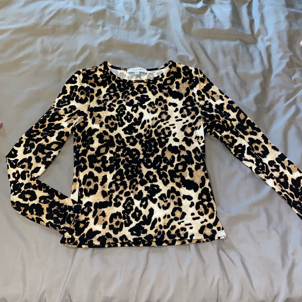 Leopard Print Top - image 1